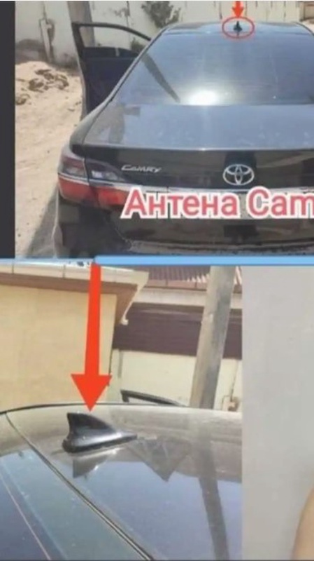Антенна акула на Toyota Camry 5 2015-2017